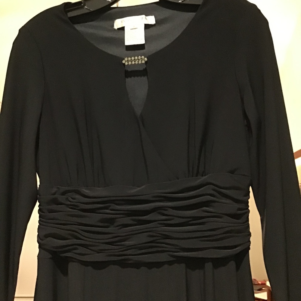 Evan Picone black dress size 8